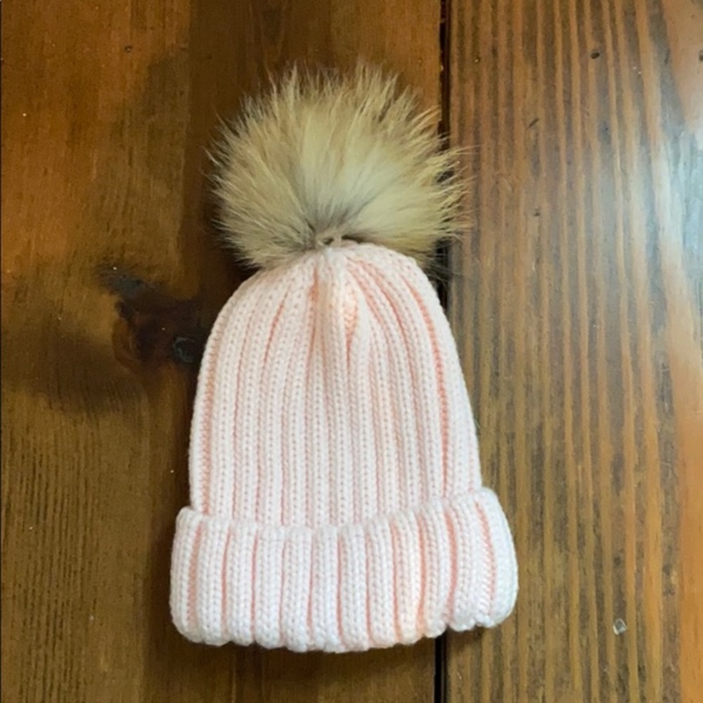 Pink Pom Pom beanie